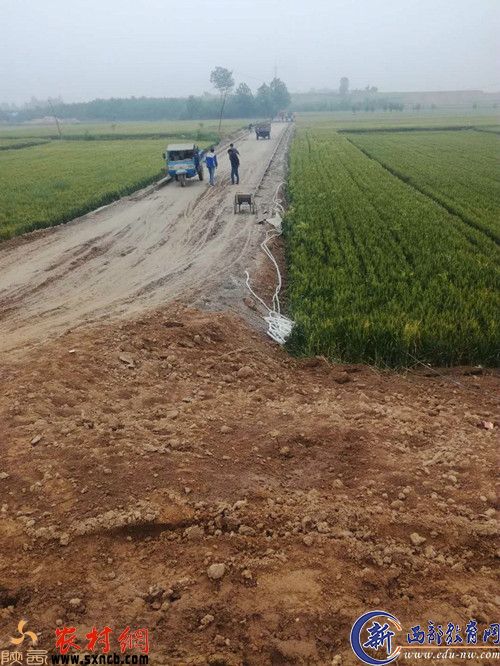 知情村民提供的当时没有经过灰土处理的路基照片